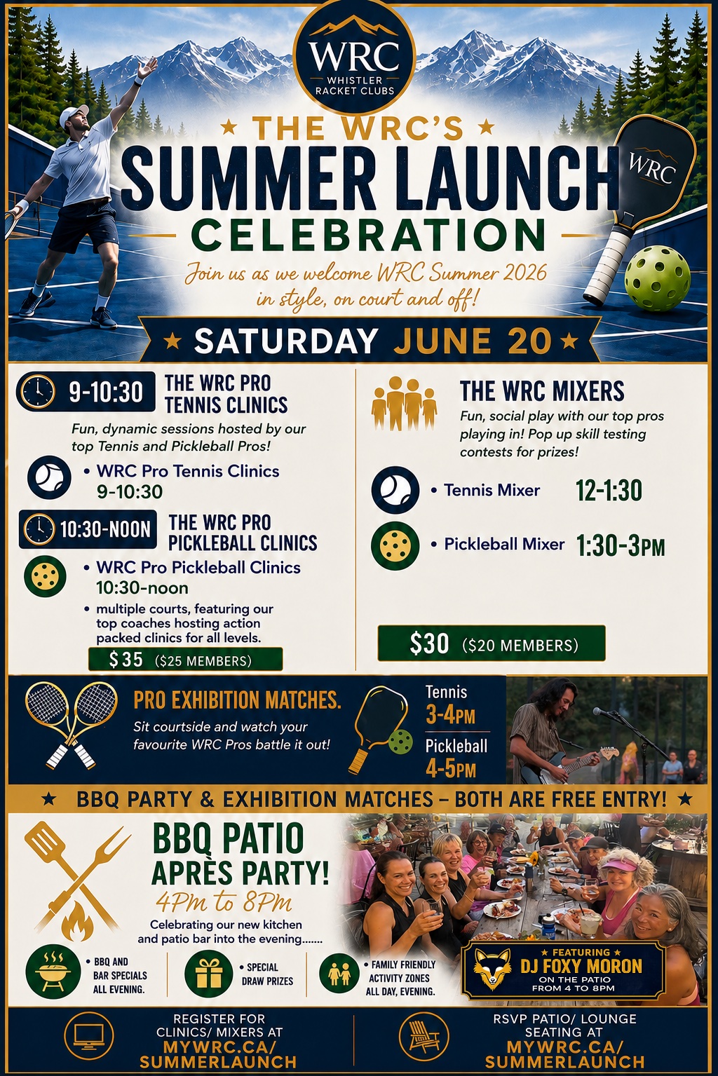 WRC Summer Launch Celebration poster